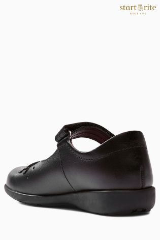 Black Start-Rite Fleur School Shoe